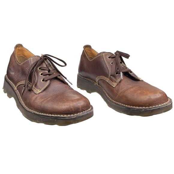 Dr. Martens Mens 2841 Brown Leather Chunky Lace Up Oxford Size US 13 main image 4